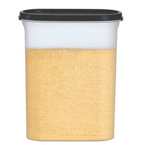 Tupperware Modular Mates Oval #4 Container Set Of 2 9.75Cup 1614 Black Seal 1616